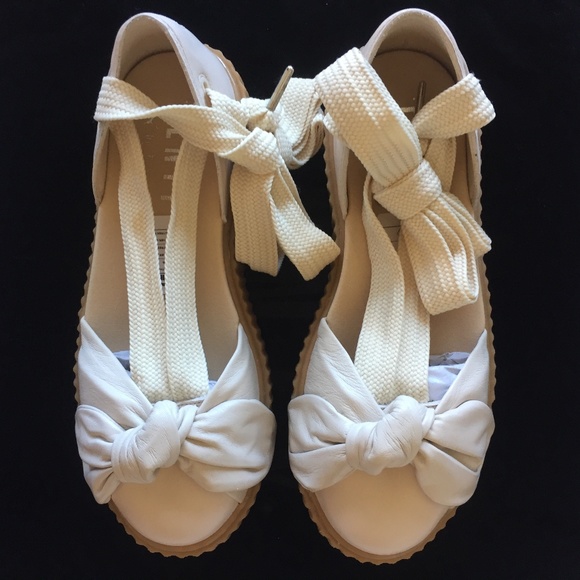 Fenty PUMA Rihanna Bow Creeper Leather Sandal - Picture 6 of 8